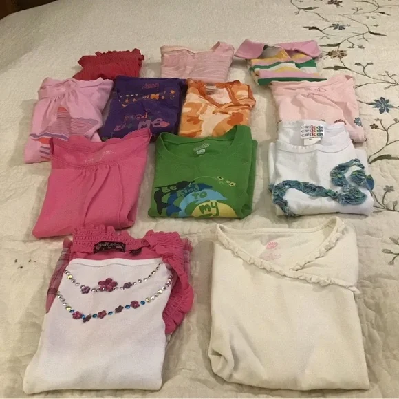 Bundle of (12) Girls 6X Warm Weather Tops - Picture 2 of 9